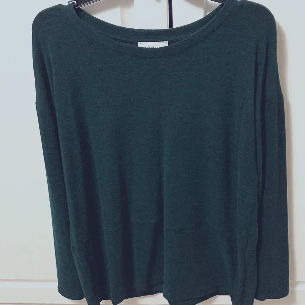 Womens Liz Claiborne Lightweight Sweater - Blue/Black - Medium